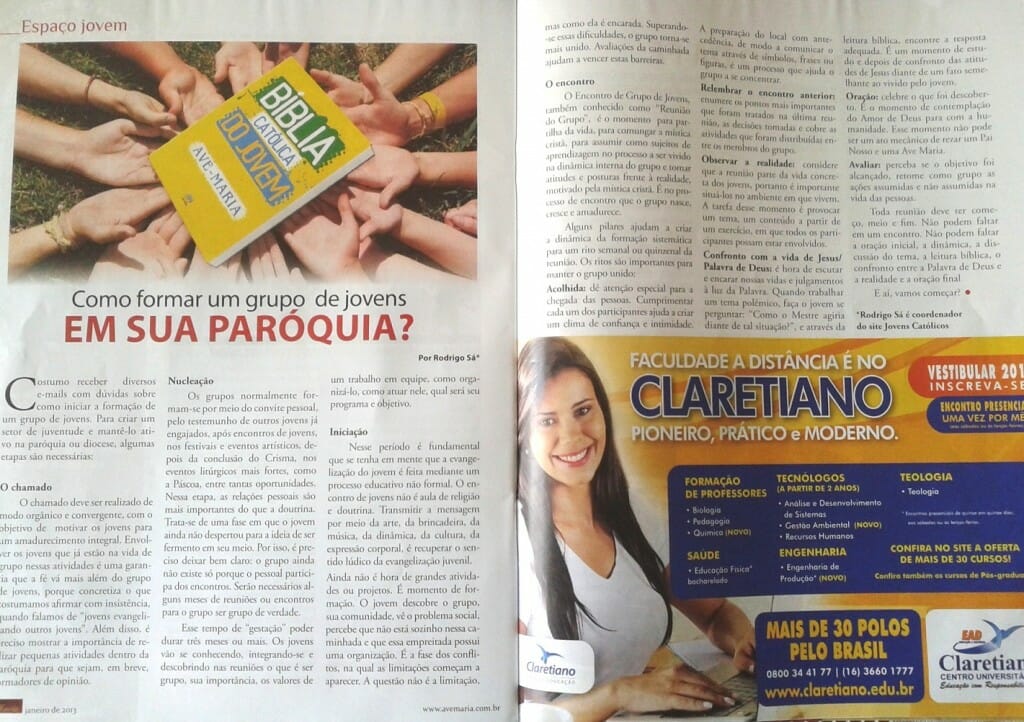 Revista Ave Maria - Janeiro de 20013
