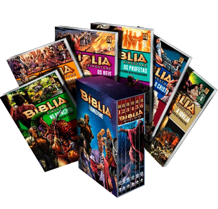 Análise completa da Bíblia em Quadrinhos Kingstone: fidelidade bíblica, qualidade, pontos positivos e se vale a pena para jovens católicos.