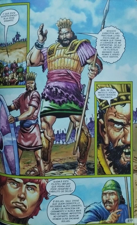 Bíblia em Ação - A história da Salvação do Mundo, Davi contra Golias