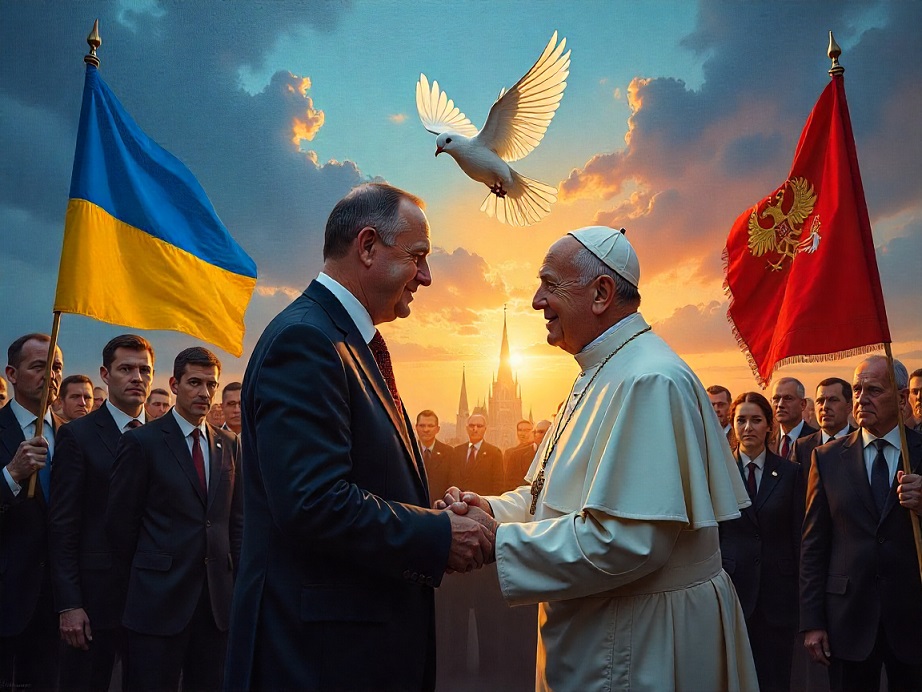 A posição do Papa Francisco e do Papa Leão XIV sobre a guerra Rússia Ucrânia e os esforços da Igreja por paz, diálogo e ações humanitárias.