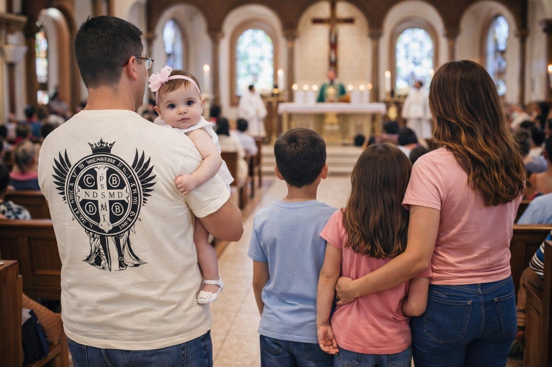 Veja como participar da Missa com criança pequena com dicas práticas e espirituais para viver melhor esse momento.