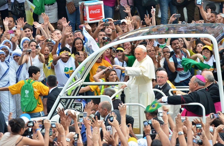 Papa na Jornada Mundial da Juventude no Rio 2013