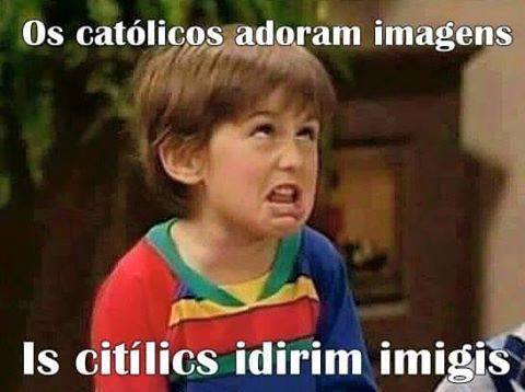 Católicos não adoram imagens