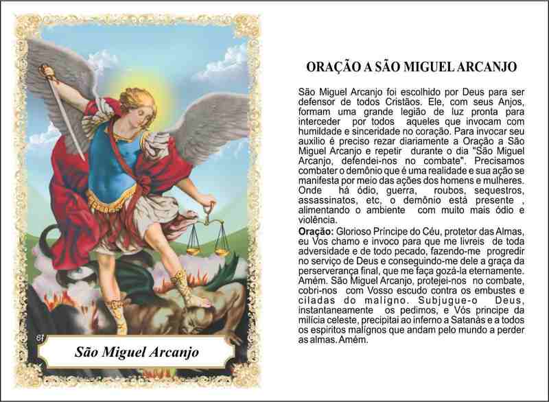 São Miguel Arcanjo oração