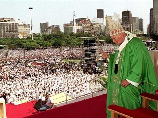 Missa com Papa João Paulo II