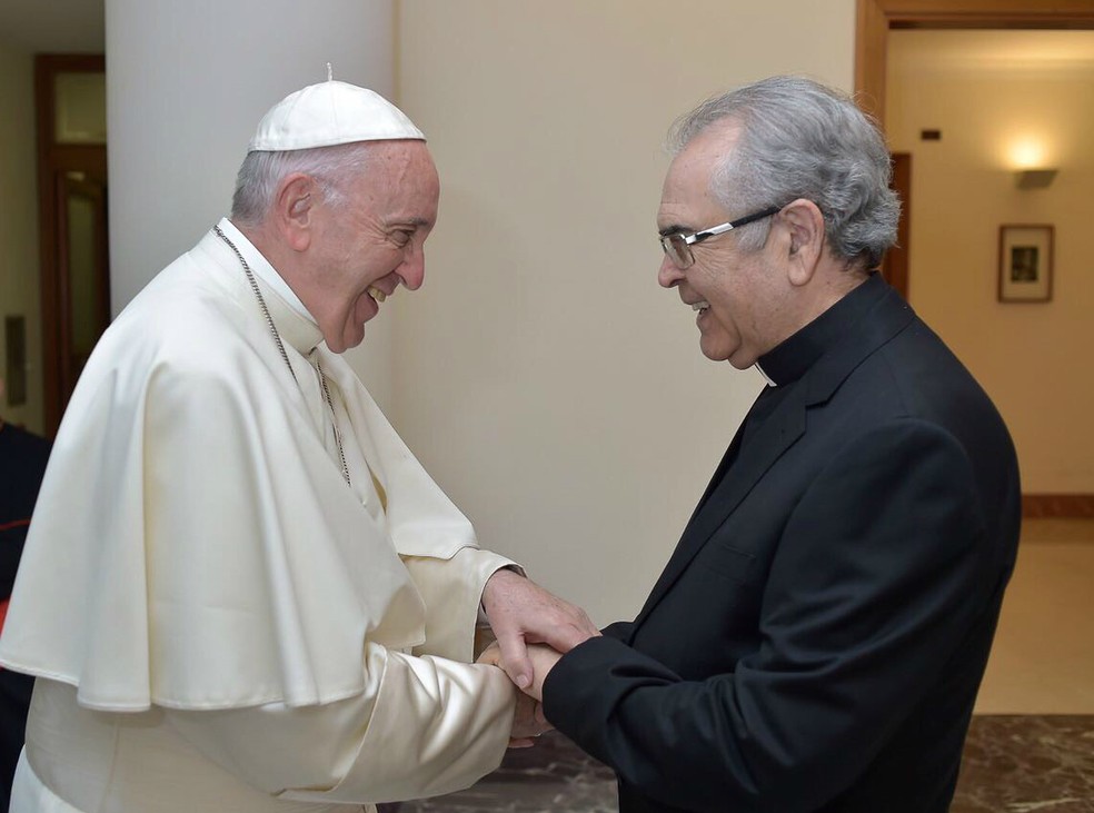Padre Zezinho e o Papa Francisco
