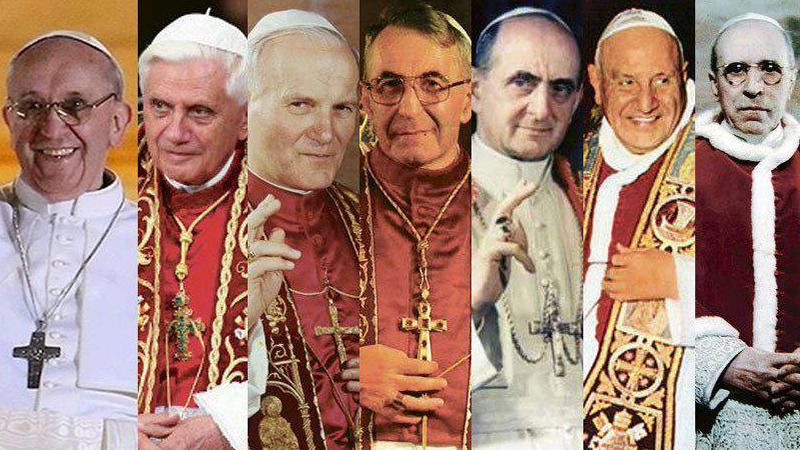 Papas da Igreja Católica nos últimos 2000 anos