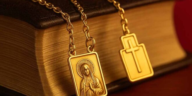 Entenda o verdadeiro significado do escapulário de ouro, como usá-lo corretamente e o que a Igreja ensina sobre sua proteção e devoção.