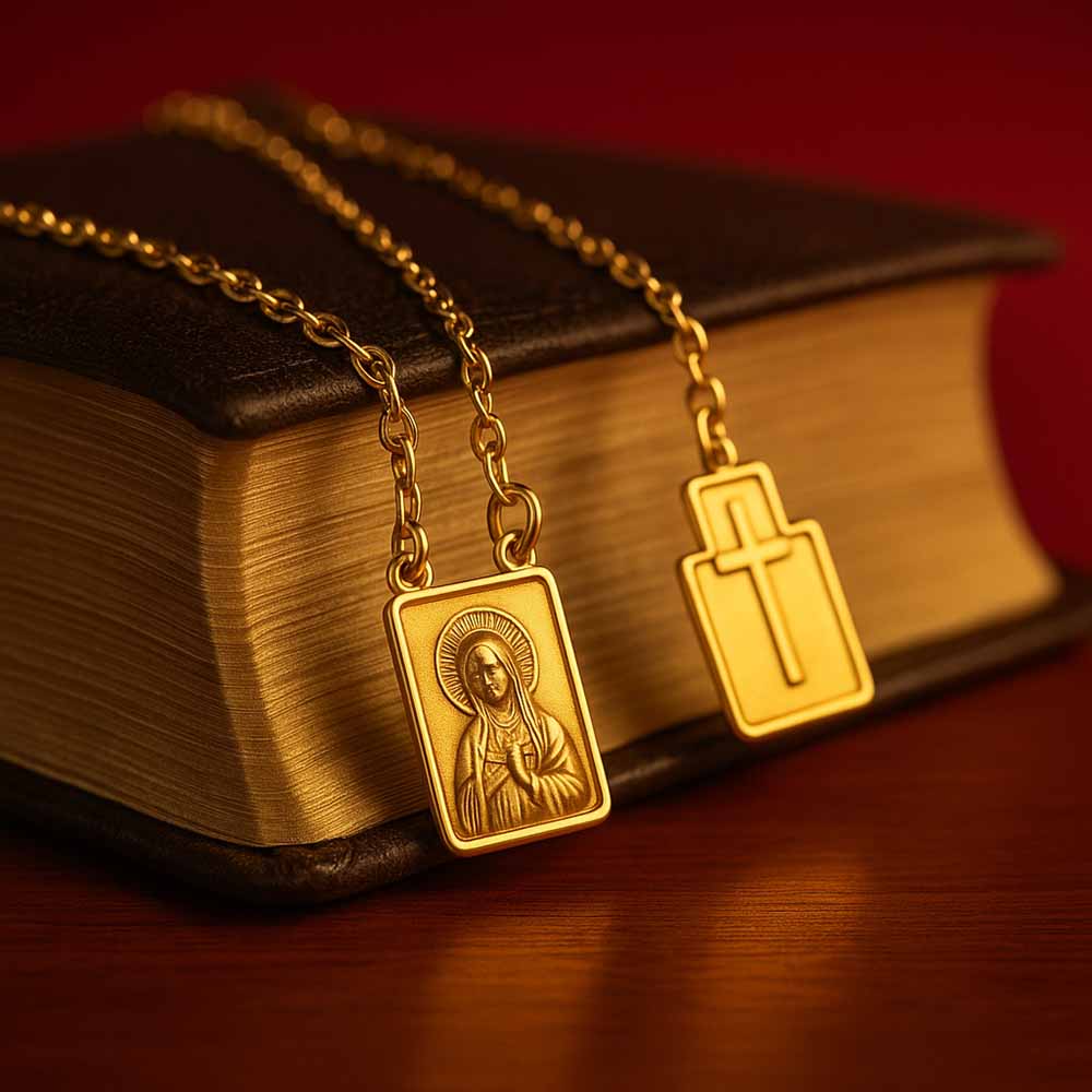 Significado, origem e valor do escapulário de ouro para igreja católica Entenda o verdadeiro significado do escapulário de ouro, como usá-lo corretamente e o que a Igreja ensina sobre sua proteção e devoção.