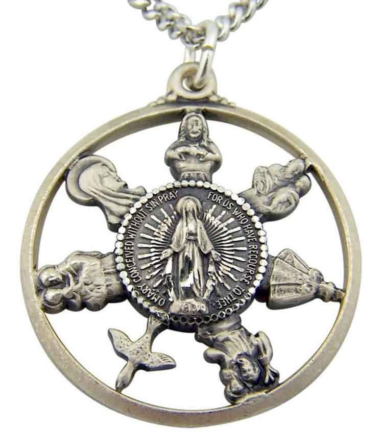 Medalha Católica usada no exorcismo no filme Constantine