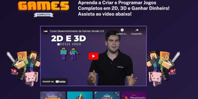 Curso de desenvolvimento de games Danki Code é bom para os jovens católicos ganharem dinheiro