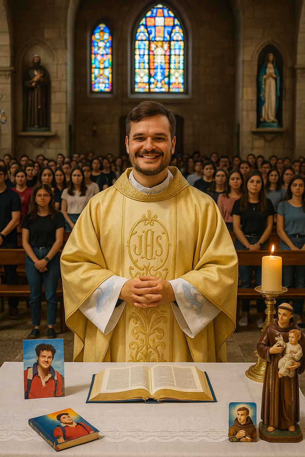 Padre Patrick Fernandes e sua influência com os jovens da igreja católica Padre Patrick Fernandes: curiosidades, igreja, como é a vida do padre, como ele ficou tão popular entre os jovens católicos