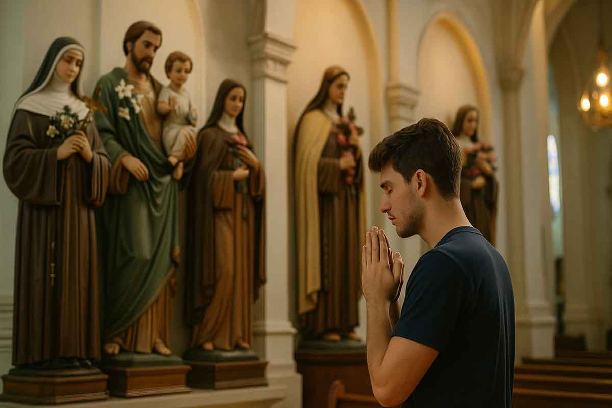 Veja como saber seu santo católico de devoção, qual intercessor combina com sua fé e conheça os 20 santos mais amados pelos jovens católicos.