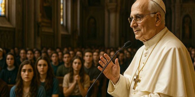 Frases do Papa Leão XIV aos jovens católicos