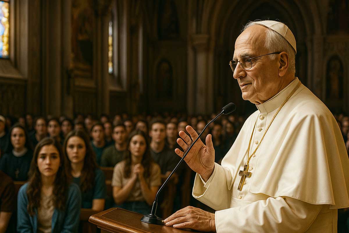 Frases recentes do Papa Leão XIV aos jovens católicos Frases do Papa Leão XIV aos jovens católicos