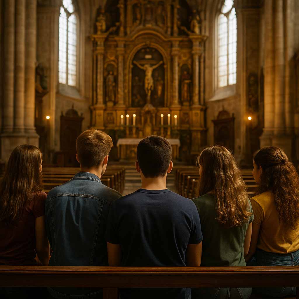 Por que tem tantos jovens voltando para igreja católica, o que Eles tem buscado, qual a relação com a busca de propósito na vida Por que tem tantos jovens voltando para igreja católica, o que Eles tem buscado, qual a relação com a busca de propósito na vida