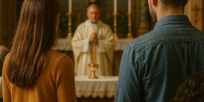 Saiba porque se deve participar da Santa Missa completa e não só comungar e ir embora sem a benção final