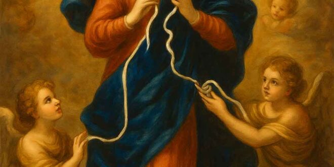 Nossa Senhora Desatadora dos Nós: Saiba sua História Completa, Devoção, Milagres, do que Ela é Padroeira e Protetora.