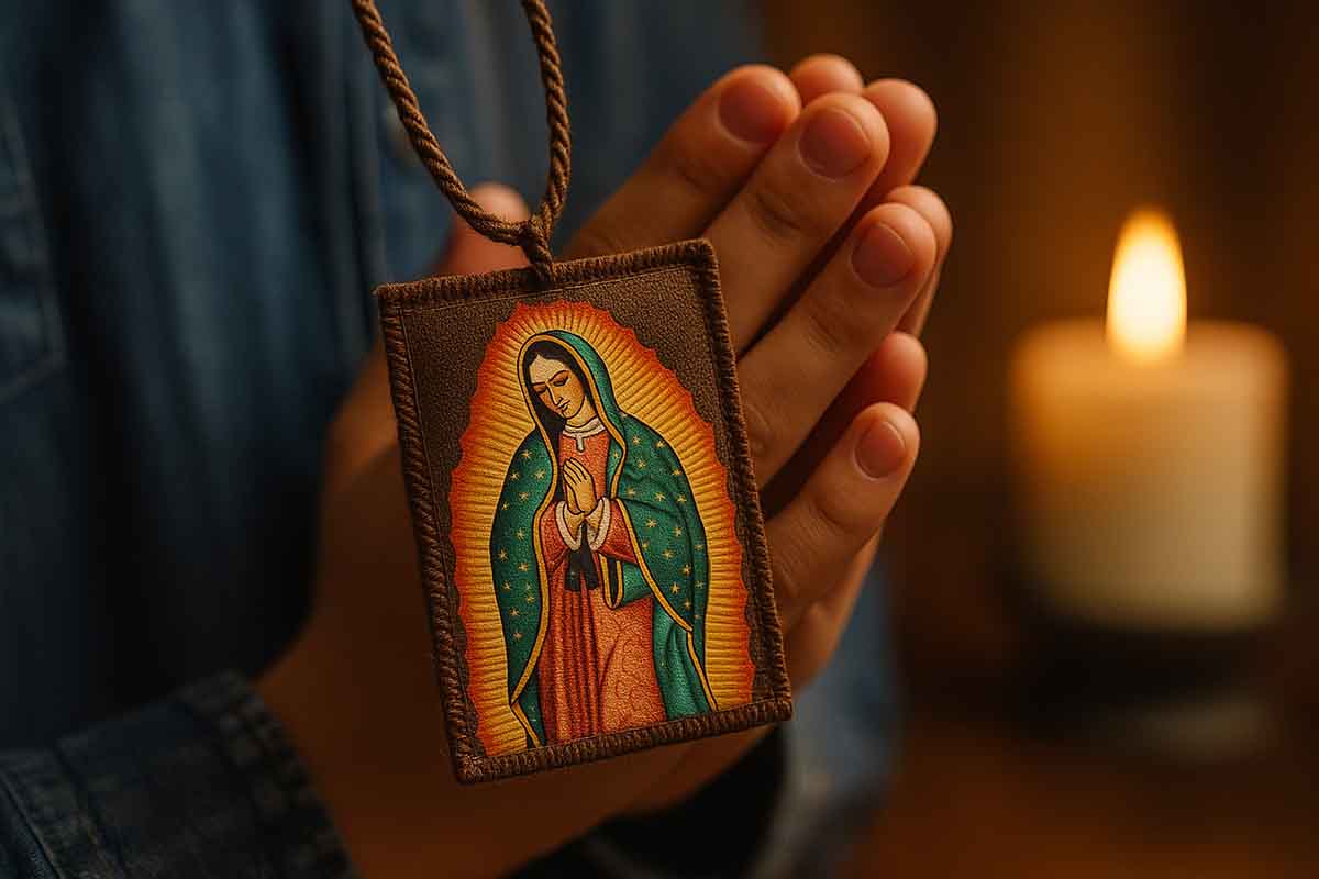 Significado do Escapulário de Nossa Senhora de Guadalupe, ele protege do que O Incrível Escapulário de Nossa Senhora de Guadalupe: Um Símbolo de Fé e Proteção para os Jovens Católicos.