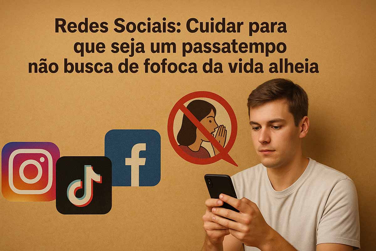 Como deve ser o uso das redes sociais segundo os ensinamentos da igreja católica O uso das Redes Sociais para Jovens Católicos: Cuidar para que seja um passatempo e não uma busca de fofoca da vida alheia.