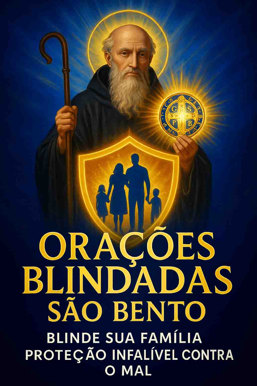 Compre o Audiobook Orações Blindadas São Bento: Guia Completo da Fé Beneditina Descubra as Orações Blindadas São Bento em áudio: proteção espiritual, paz e fé para sua vida e família. Adquira hoje sua blindagem contra o mal.
