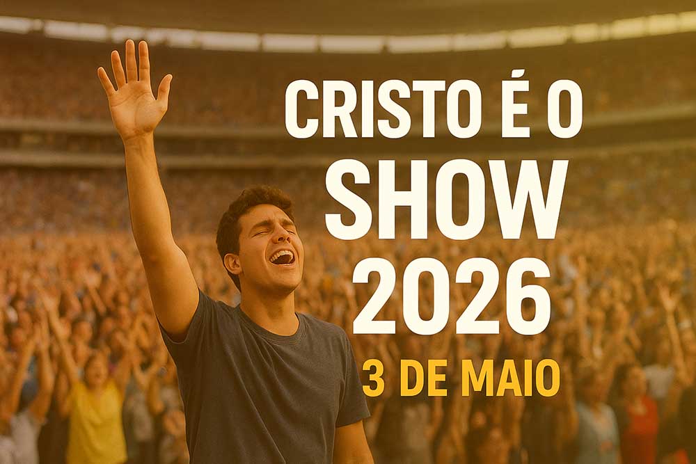 Cristo é o Show 2026 no Mineirão Cristo é o Show 2026 no Mineirão: um festival de fé, música e oração que reúne milhares de jovens católicos em um encontro inesquecível.