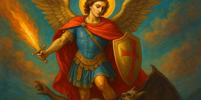 Descubra os 6 principais símbolos de São Miguel Arcanjo e seus significados espirituais para Santa Igreja Católica e seus fiéis.