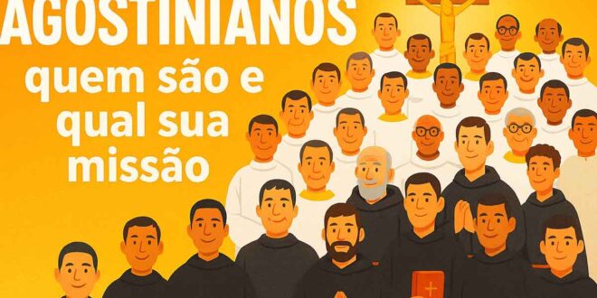 Descubra quem são os agostinianos, seu hábito, missão, espiritualidade e diferença para os franciscanos. Um guia claro e fácil para jovens.