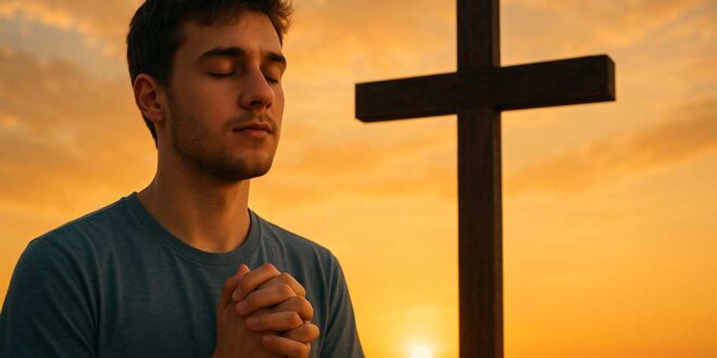 O real significado da Cruz de Cristo para os jovens católicos como símbolo de amor, perdão e vida nova