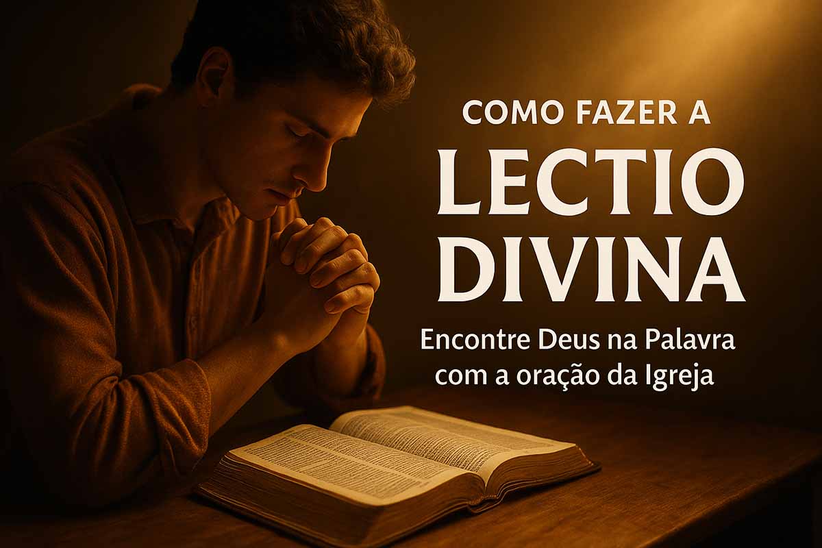Como fazer a Lectio Divina: Encontre Deus com a oração da Igreja Descubra como fazer a Lectio Divina passo a passo e viva um verdadeiro encontro com Deus pela leitura orante da Bíblia.
