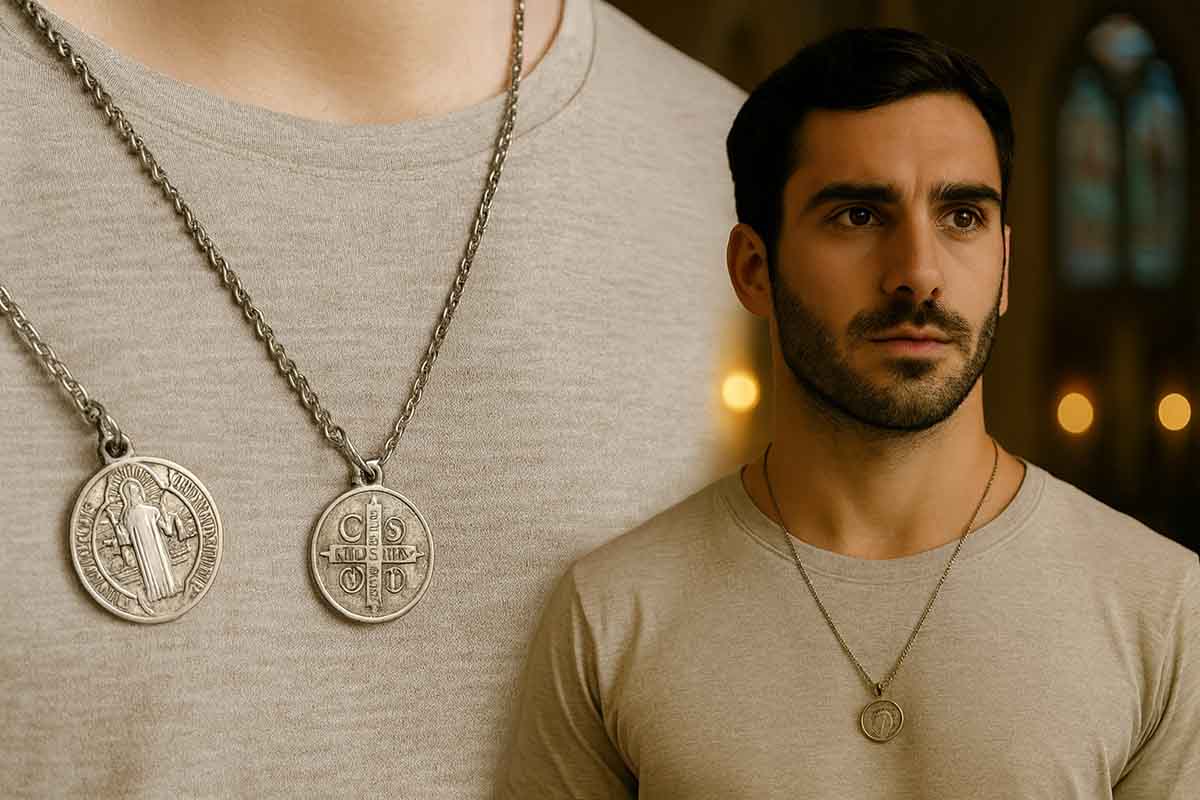 Escapulário São Bento: origem e significado para os católicos Descubra o significado do escapulário São Bento, sua oração em latim, como usar corretamente e por que ele é tão popular entre os jovens.