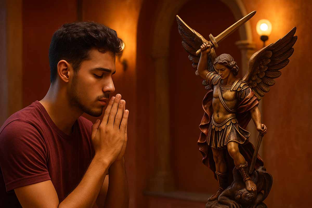 Como ser devoto de São Miguel Arcanjo e viver sua fé no catolicismo Descubra o verdadeiro significado de ser devoto de São Miguel Arcanjo e como viver sua fé com coragem, oração e pureza no dia a dia.