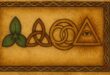 Descubra os símbolos antigos da Santíssima Trindade, triângulo, triquetra, trevo, círculo e seu profundo significado teológico e espiritual.