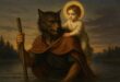 Entenda a origem da lenda de “São Cristóvão lobisomem”: mito medieval, ícones com cabeça de cão e a verdadeira devoção católica ao santo.