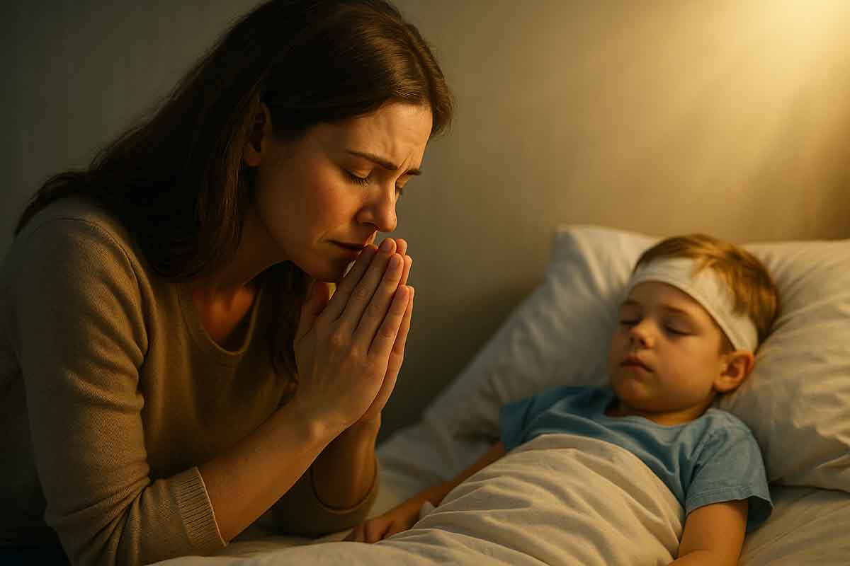 Oração de cura pela criança doente. Veja orações completas e curtas, inspiradas na Bíblia e nos santos, para pedir a Deus por saúde e cura.