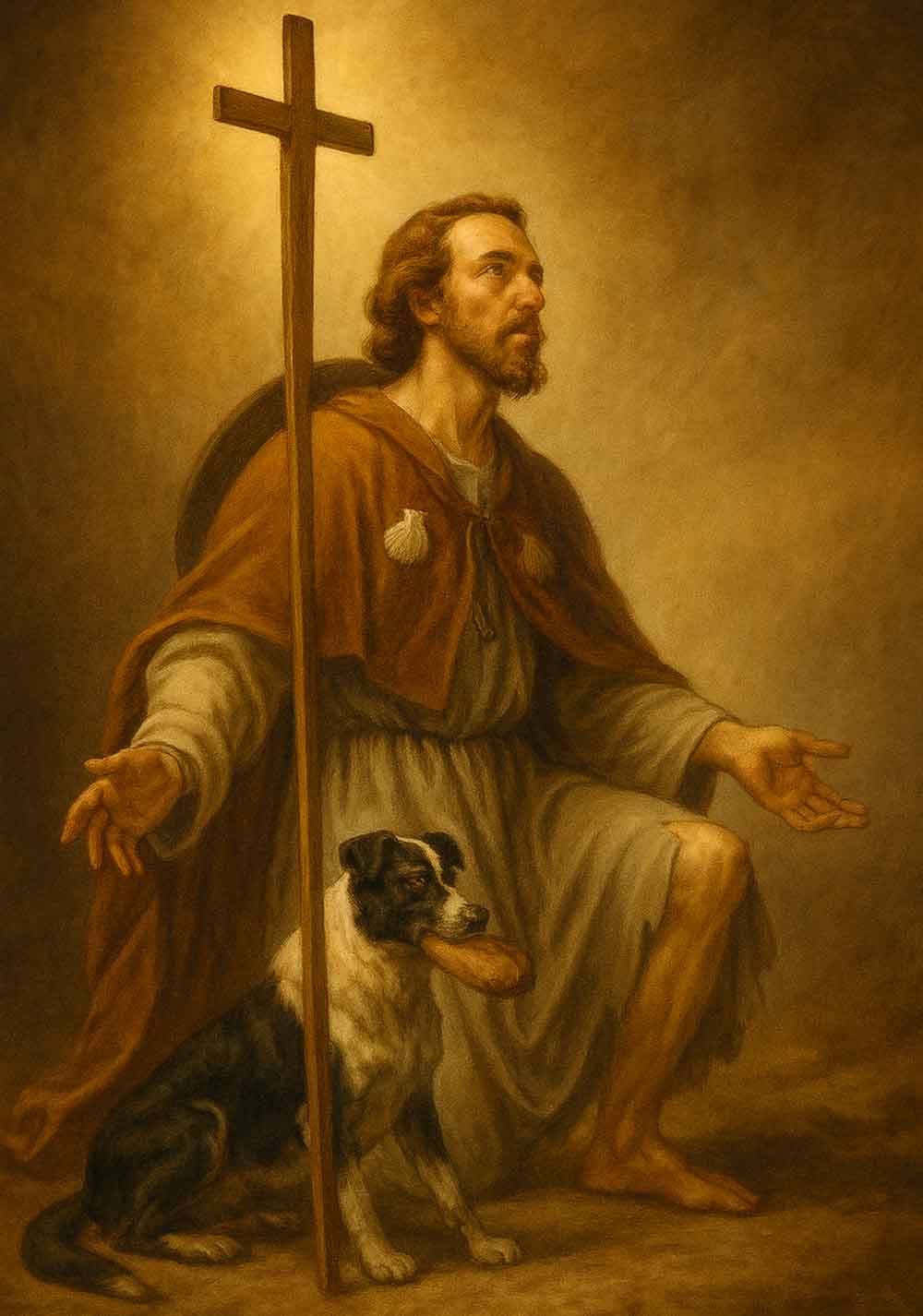 São Roque, saiba quem foi e qual sua relação com os cachorros Quem foi São Roque, protetor contra doenças e padroeiro dos animais? Conheça sua história, milagres e a oração poderosa de fé e cura.