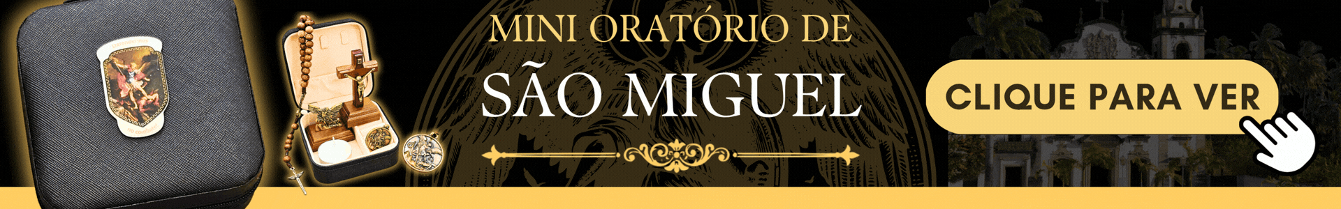 Banner Mini Oratório de São Miguel Arcanjo - Lado da Logo - 728 x 90