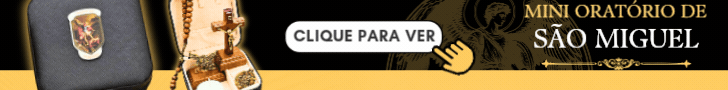 Banner Mini Oratório de São Miguel Arcanjo - Loja JCCOM (728 x 90 px) new